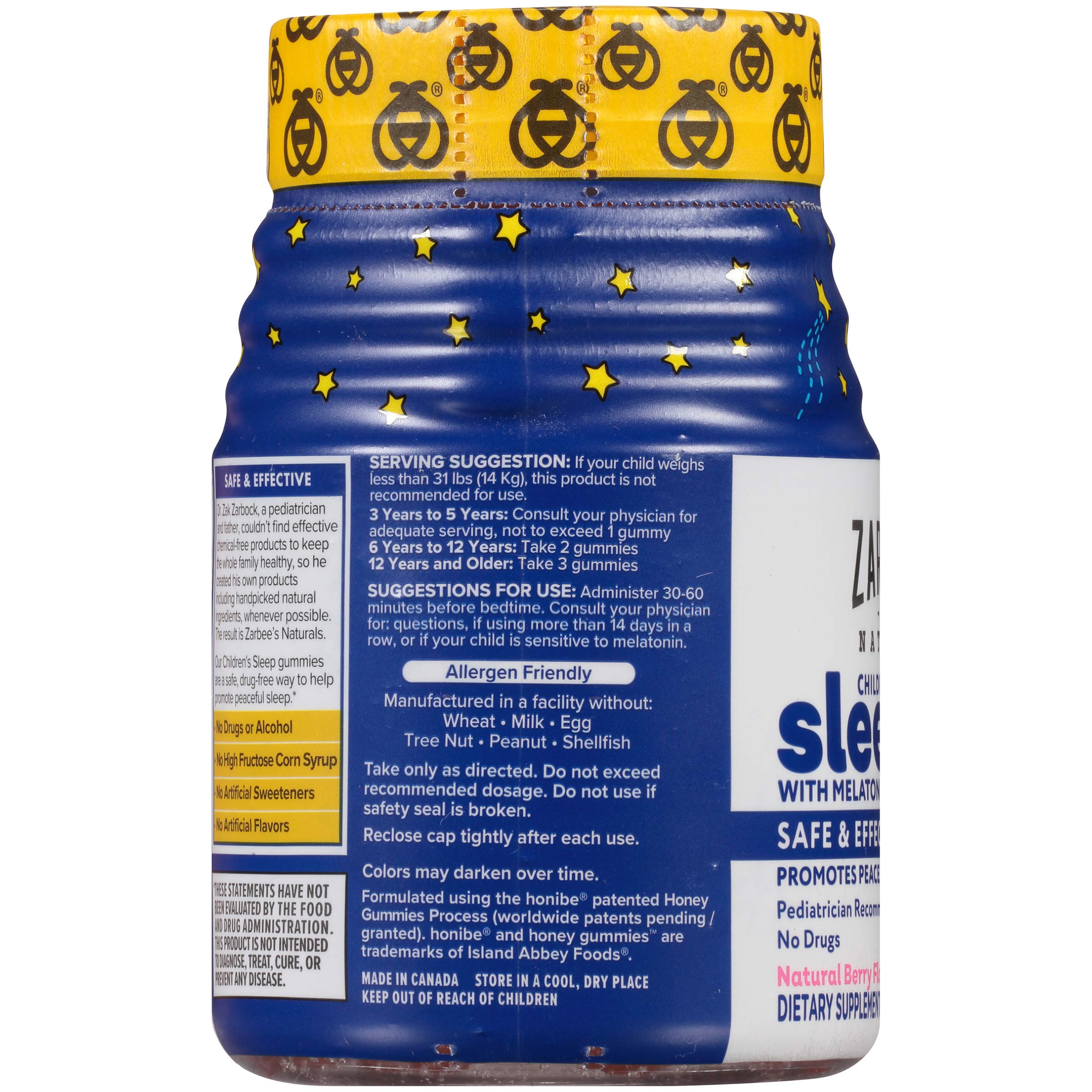 Zarbee's Naturals Children's Sleep with Melatonin Supplement, Mixed