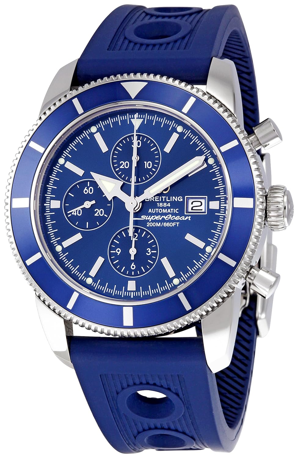Breitling Men's A1332016/C758 SuperOcean Heritage Chronograph Blue
