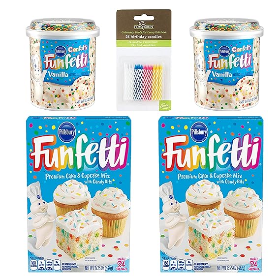 Pillsbury Funfetti Confetti and Funfetti