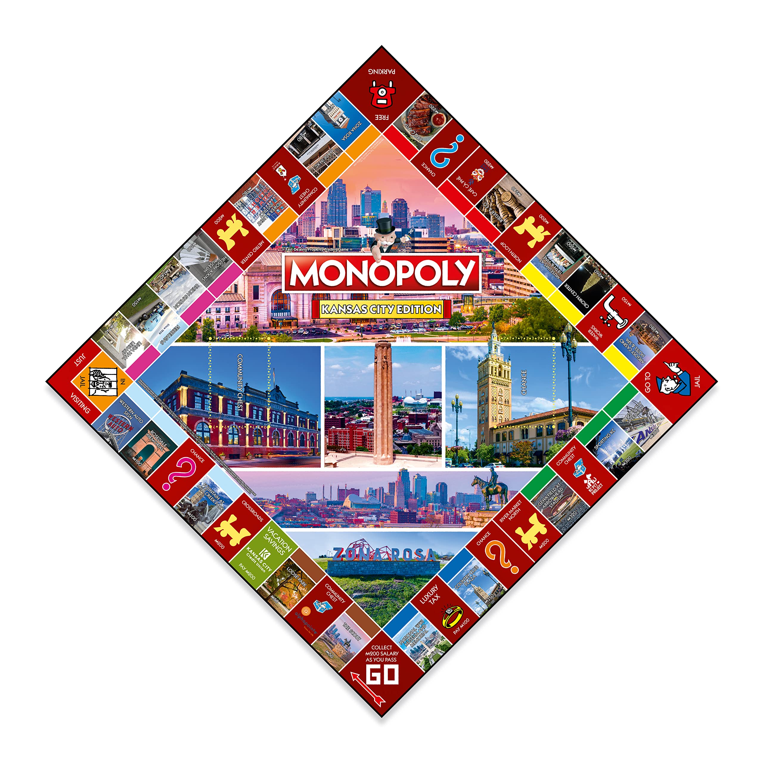 Mua MONOPOLY Board game Kansas City Edition 26 Players Family Board