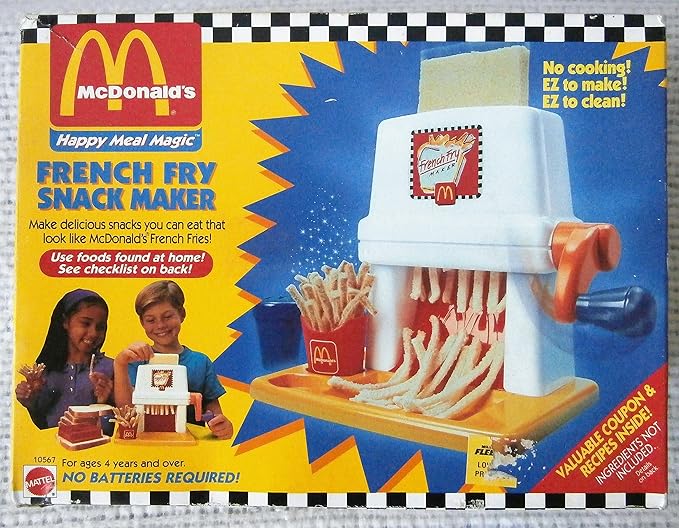 mcdonald's hamburger snack maker toy