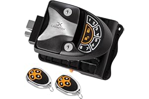 CARMTEK - RV Keyless Entry Door Lock | V5.0 RV Door Lock Keyless Entry | 100% Metal Keyless RV Door Locks | RV Keyless Locks with Backlit Keypad, 2 Fobs, 4 Unique Keys | Only Fit 3.75"x2.75" Lock Hole