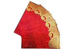 Shagun Envelopes Designer Set Money Cash Gift Envelope (pack of 5) for Indian Wedding/Engagement/Diwali/Birthday/Anniversary 
