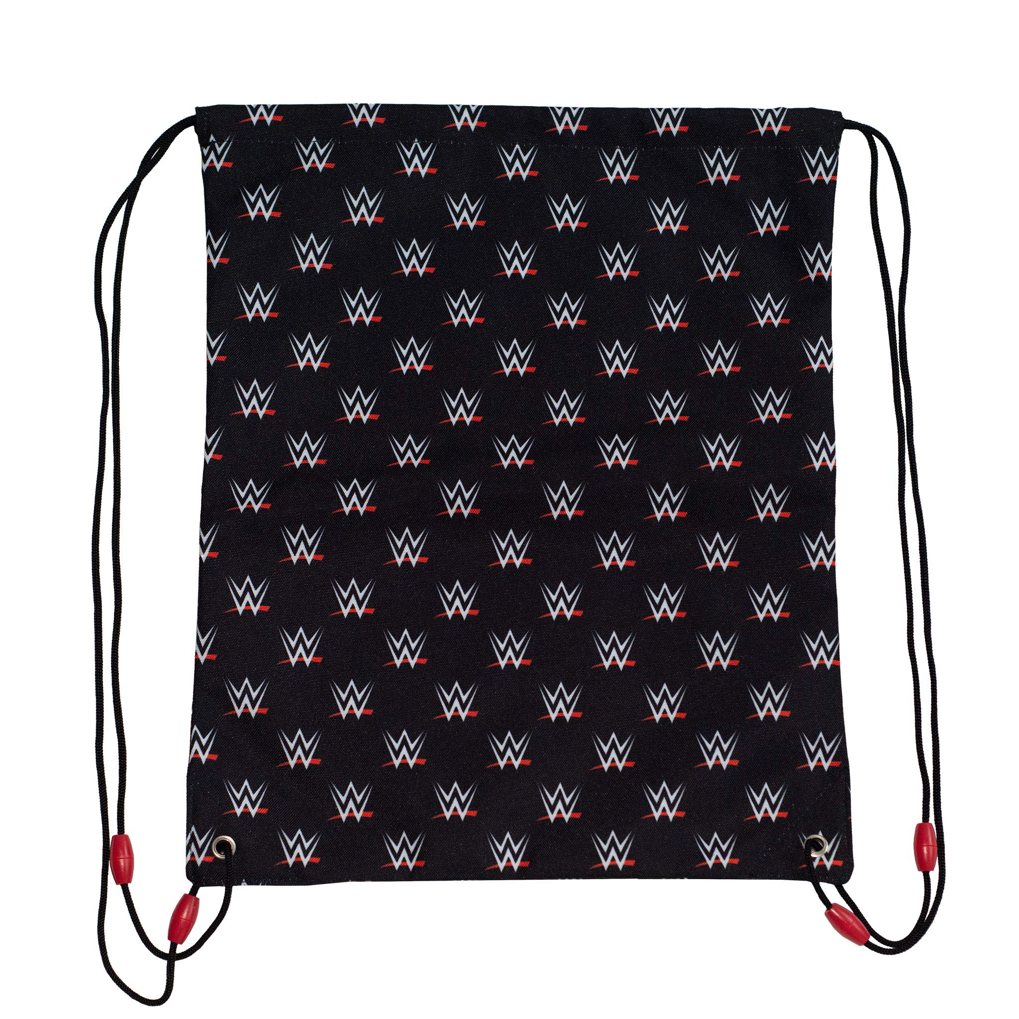 Popgear Boy's WWE All Over Logo Boys Gym Bag | Official Merchandise Luggage Kids Luggage, Black, One Size UK