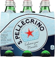 S.Pellegrino Sparkling Natural Mineral Water, Glass Bottle
