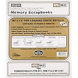 Postbond Top Loading Page Protectors 5/Pkg 8.5"X11" (with White Inserts)