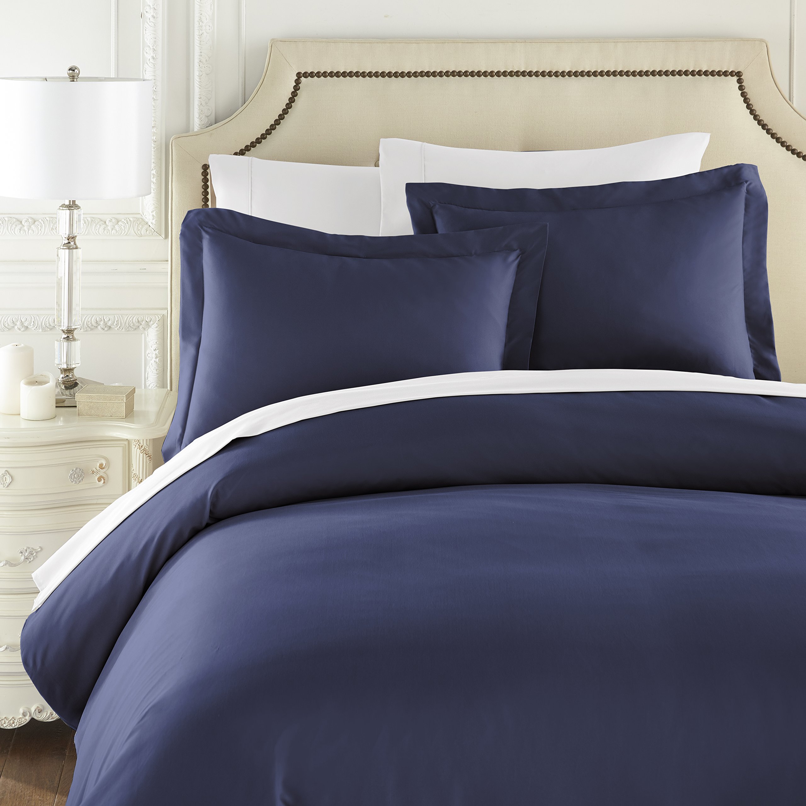 1500 Thread Count Duvet Cover Set, 3pc Luxury Soft, All Sizes & Colors