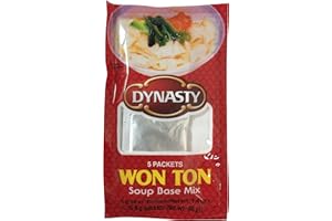 Won Ton Soup Base Mix 5 Individual Packets per Pack (6 Pack)
