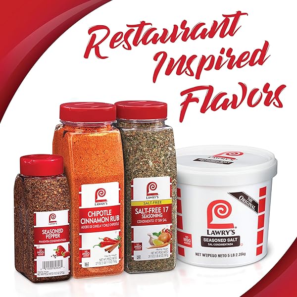LAWRY’S SEASONED PEPPER, 10.3 OZ – ONE 10.3 OUNCE CONTAINER OF SEASONED ALL PEPPER FOR A WELL-ROUNDED FLAVOR OF BLACK PEPPER, SWEET RED BELL PEPPERS, AND SPICES