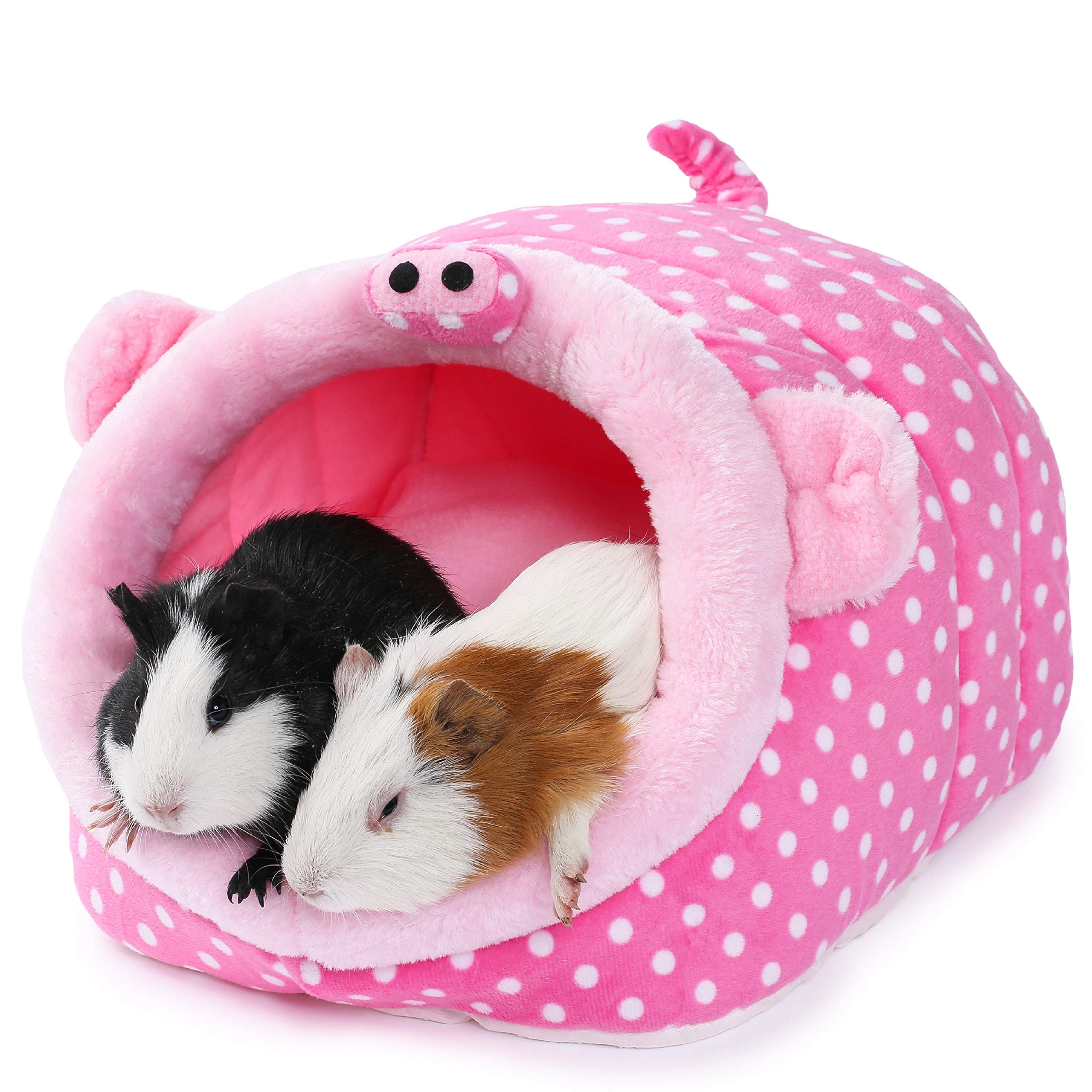 JanYoo Chinchilla House Ferret Bed Accessories Tunnel Pouch for Hedgehog Supplies(XL,Pig)