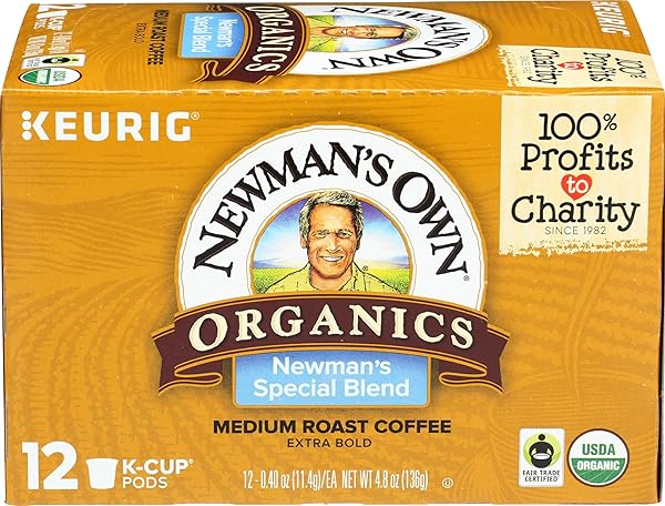 NEWMANS OWN ORGANICS ORGANIC SPECIAL BLEND COFFEE PODS 12 COUNT, 4.8 OZ