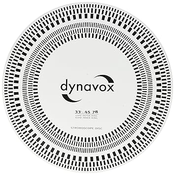 DynaVox Tonabnehmer-Einstelllehre/Stroboskop-Scheibe