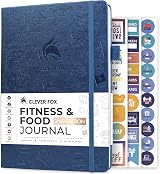 Clever Fox Fitness & Food Journal – Nutrition & Workout Planner (Mystic Blue)