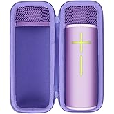 Lebakort Storage Case Compatible with Ultimate Ears UE Boom 4 3 Portable Waterproof Speaker (Lilac Case, for Boom 4)
