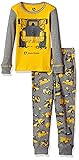 John Deere Boys' Toddler Pj, Grey, 3T