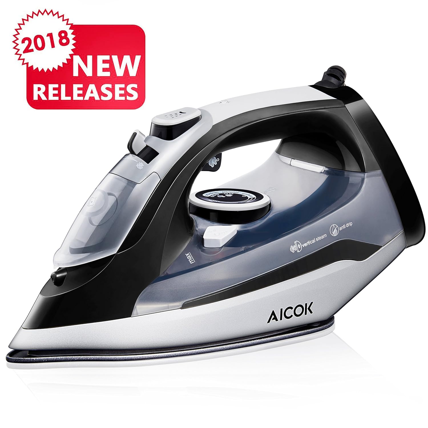 AICOK Steam Iron Professional Garment Steamer with 360