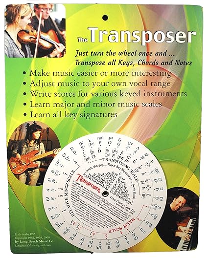 Music Transpose Tool For Notes Chords And Key Signature