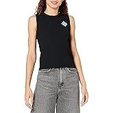 Armani Exchange Women's Sleeveless Prism Patch Knit Top