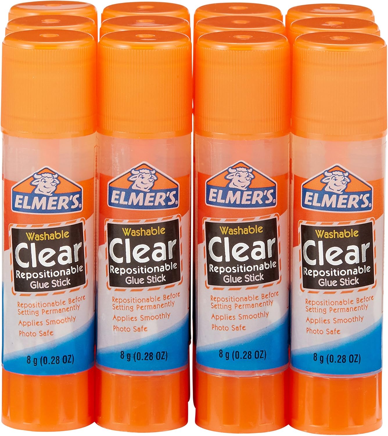 Elmer's Clear Glue Stick (E4061) : Office Products