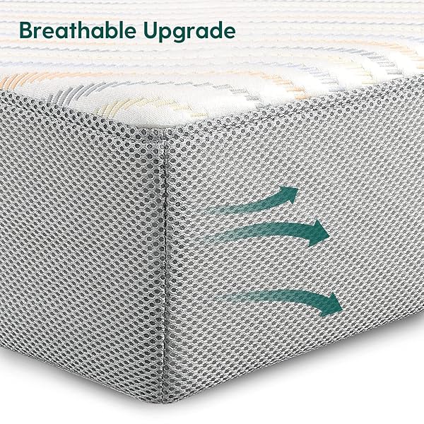 BABELIO BIOBASED CRIB AND TODDLER MATTRESS DUAL-SIDED, CERTIPUR-US, REMOVABLE WATERPROOF AND MACHINE-WASHABLE COVER, 52″X27.5″X5″