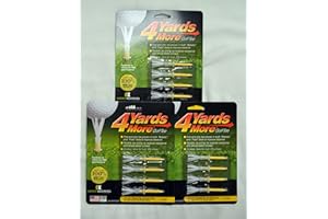 4 Yards More Golf Tee (2 3/4") 3 Pack (12 Tees)