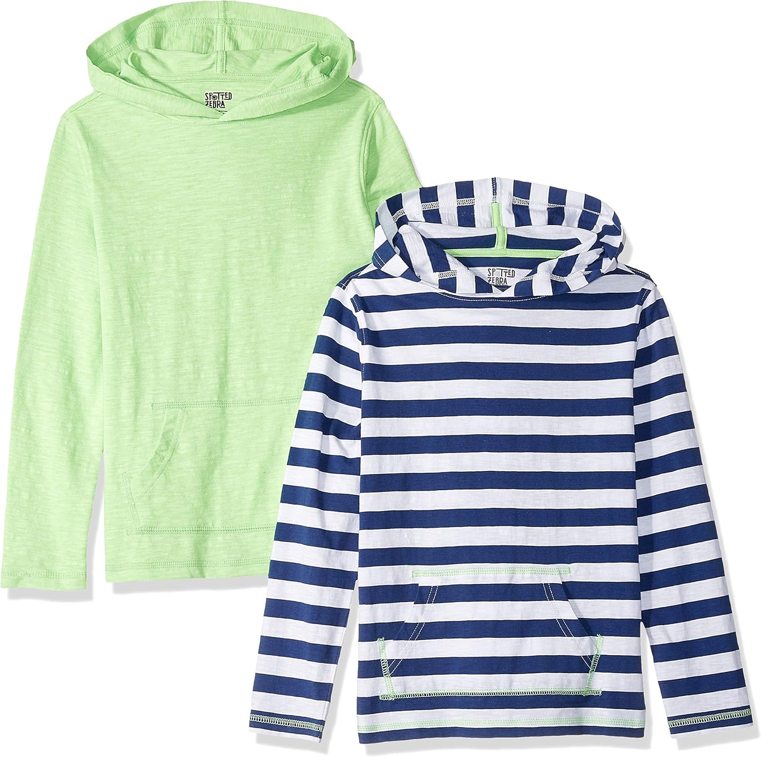  Brand - Spotted Zebra Boys Light-Weight Hooded Long-Sleeve T-Shirts: Clothing