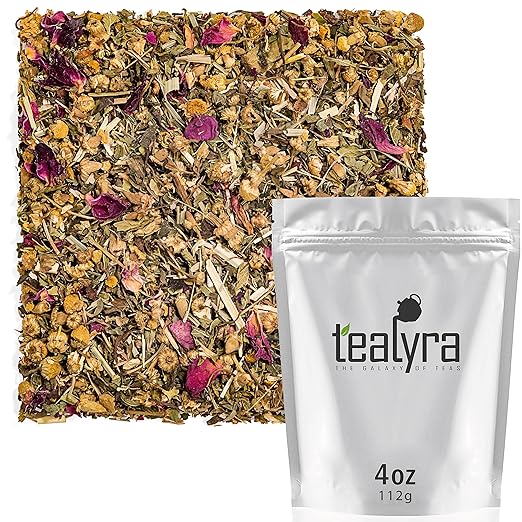 Tealyra - Bedtime Unique Relaxing Herbal Loose Leaf Tea