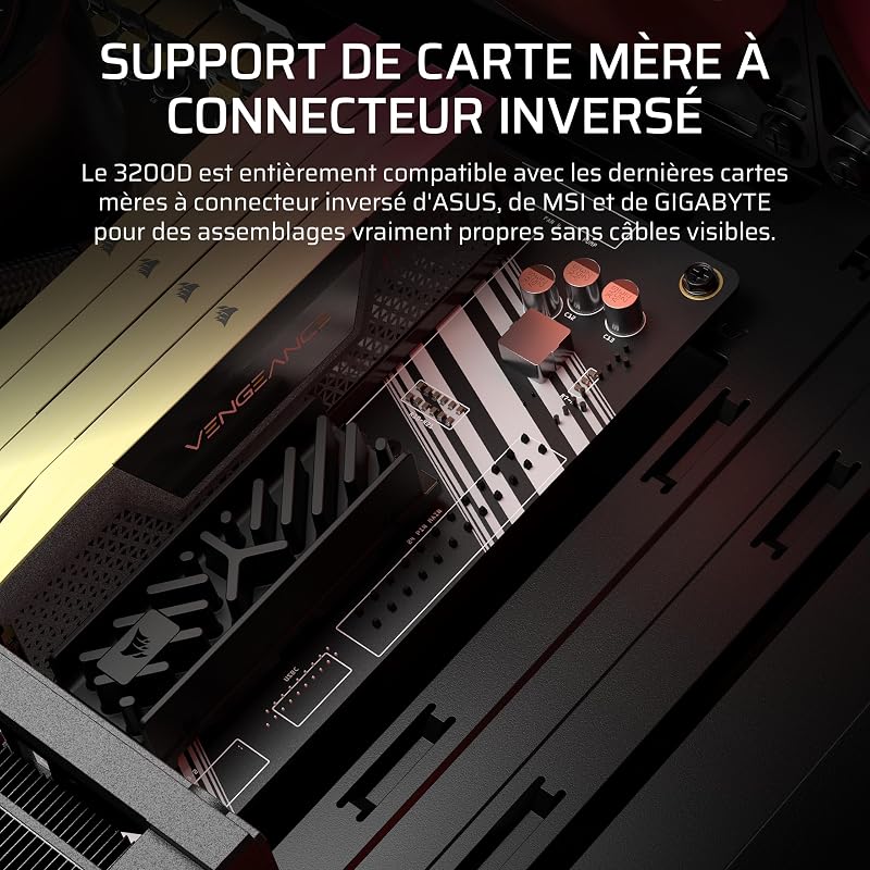 3200D RS ARGB Boîtier PC Moyen Tour – 3 Ventilateurs Inclus – Fumée