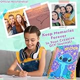 Disney Stitch DIY Journal Kit A5 Notebook Stickers Pens Arts Crafts view 2