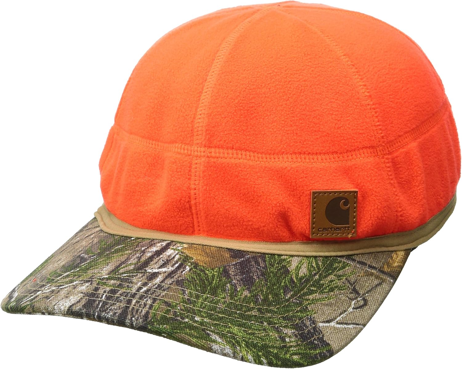 Carhartt Men's Force Griggs Fleece Visor Cap, Brite Orange, One Size at Amazon Men’s Clothing store