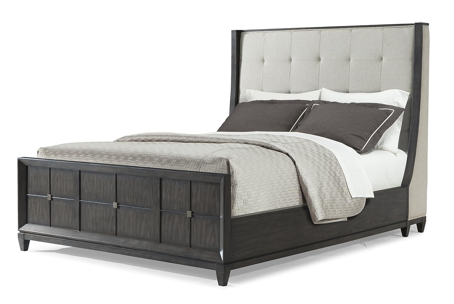Amazon Com Klaussner Regency Upholstered Bed Queen Brown