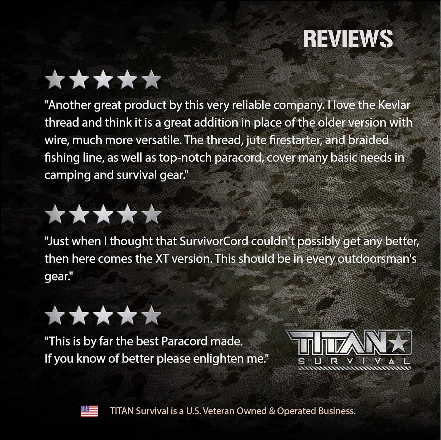 1, 000 LB SurvivorCord XT | 100 FEET | Patented Military Type IV 750 Paracord/Parachute Cord (7/32" Diameter) with Integrated Kevlar Thread, Braided Fishing Line, and Waterproof Fire Tinder. : Sports & Outdoors