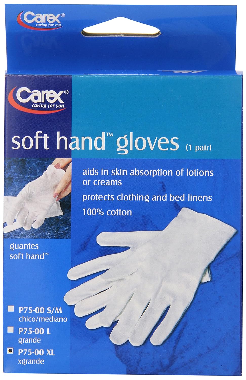 Carex Extra Large Cotton Gloves 1 Pair Amazon.co.uk Health