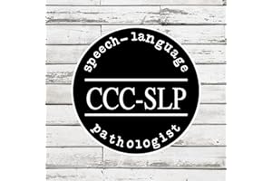 Hello Murphy Speech Therapy Sticker | CCC-SLP Speech Language Pathologist | Vinyl 3 inch x 3 inch for Laptop, Water Bottle, Phone or Tumbler, Black