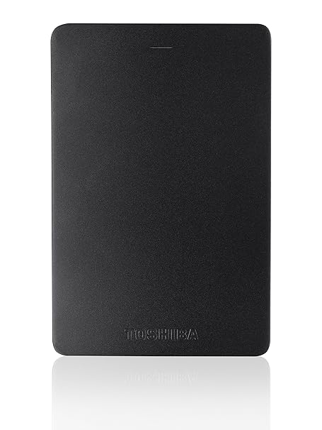 Toshiba Canvio Alu 1TB Externe Festplatte (6,4 cm (2,5 Zoll), 5400rpm, USB 3.0) schwarz