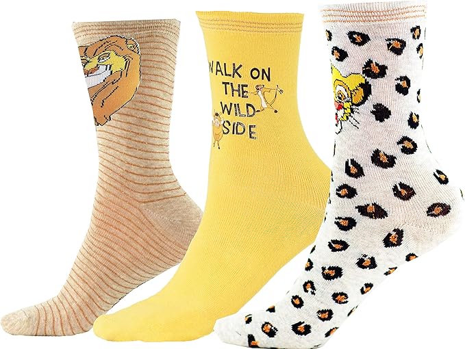 Lot De 3 Paires De Chaussettes Roi Lion Pour Femme Et Fille Amazon Fr Vetements Et Accessoires
