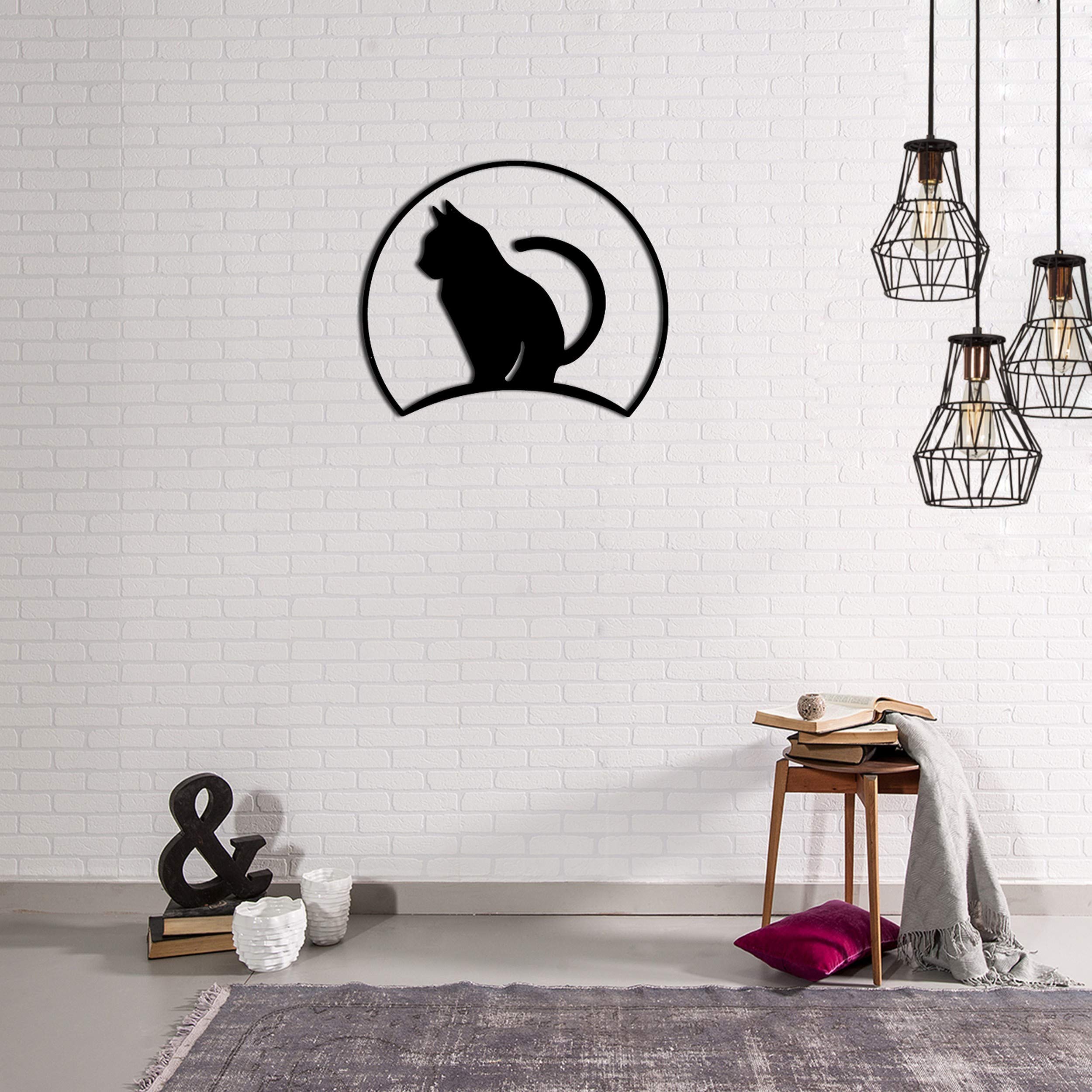 Homemania Wall Decoration 60 x 0.15 x 48 cm Black