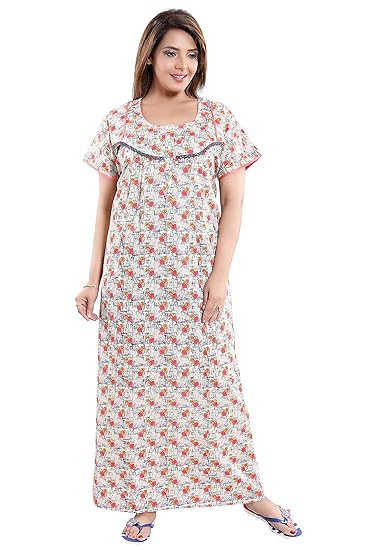 Cotton Printed Nursing/Feeding Nighty
