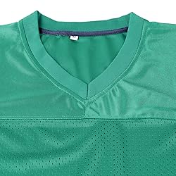 Aumudle Men Blank Plain Football Jersey Practice