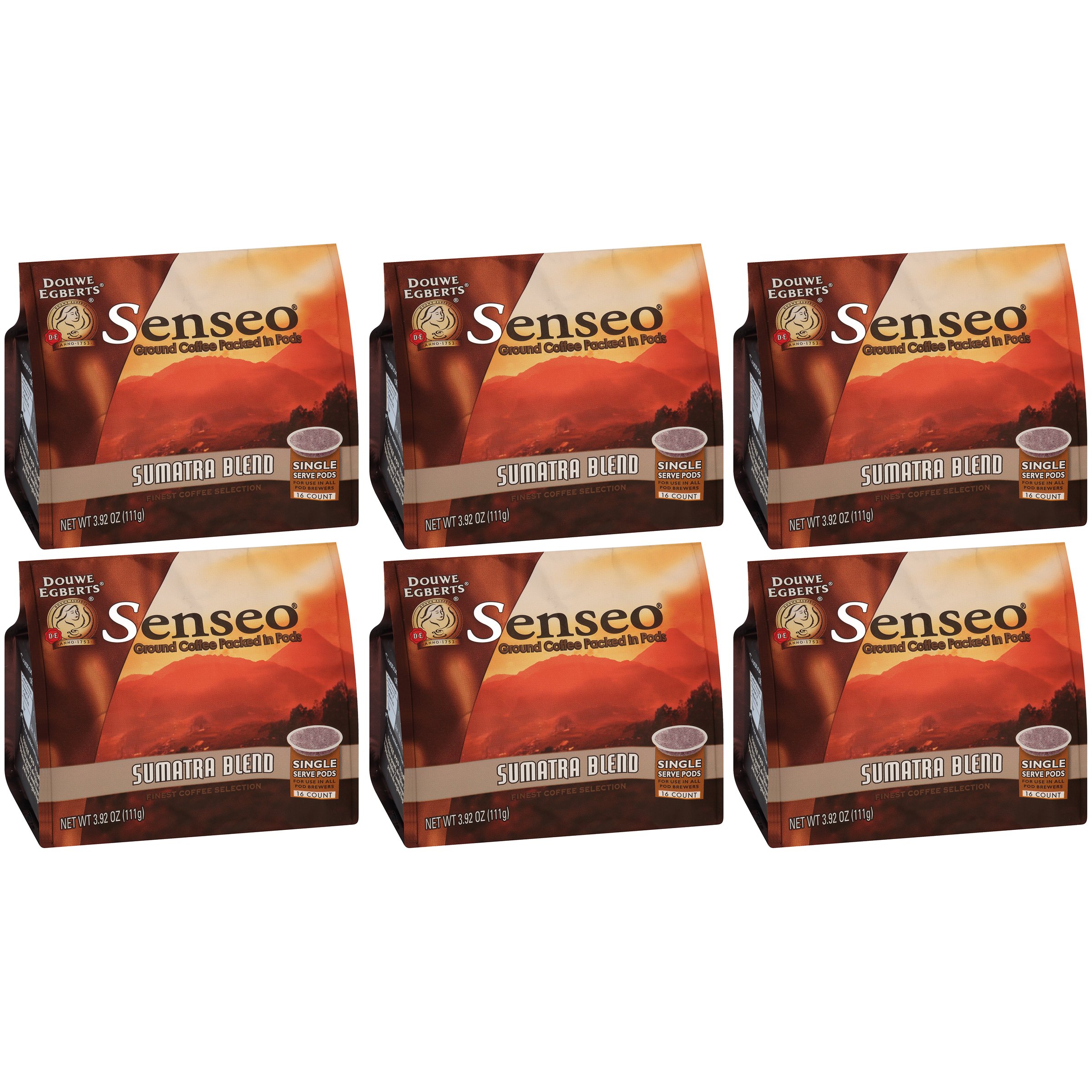 Melitta Coffee Pods for Senseo and Hamilton Beach Pod Brewers, Decaf