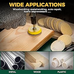 S SATC 2 Inch Hook and Loop Sanding Discs 50PCS