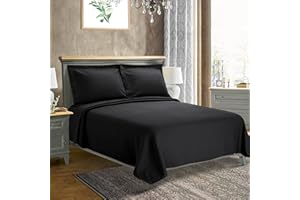BLUENILEMILLS BNM Oversized Solitaire Matelasse Cotton Bedspread, Jacquard Weave, Soft and Breathable, All-Season, Cozy and Lightweight, Perfect for Master or Guest Bedroom, Matching Pillow Shams, Black, Queen