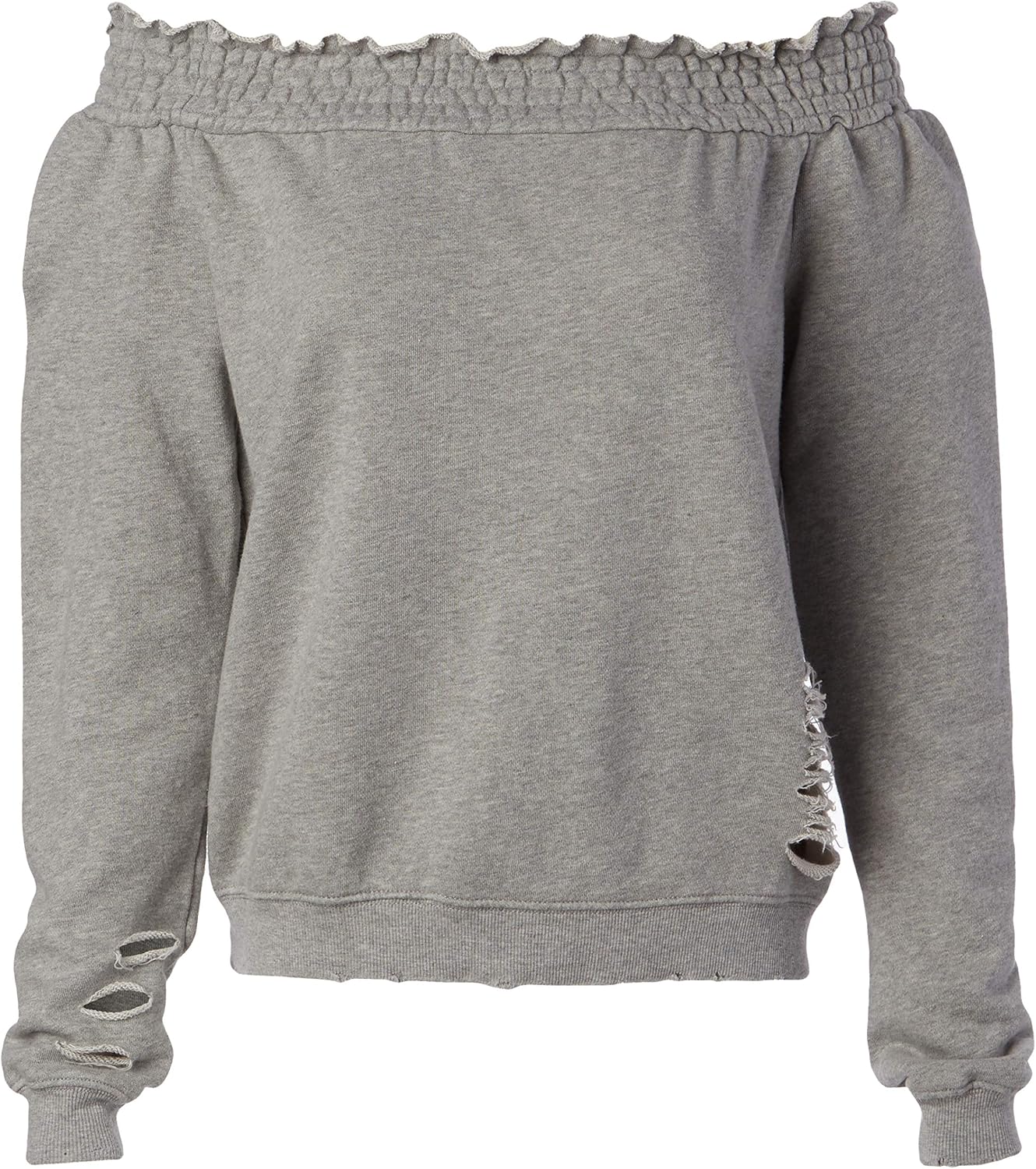 women's off the shoulder sweatshirts