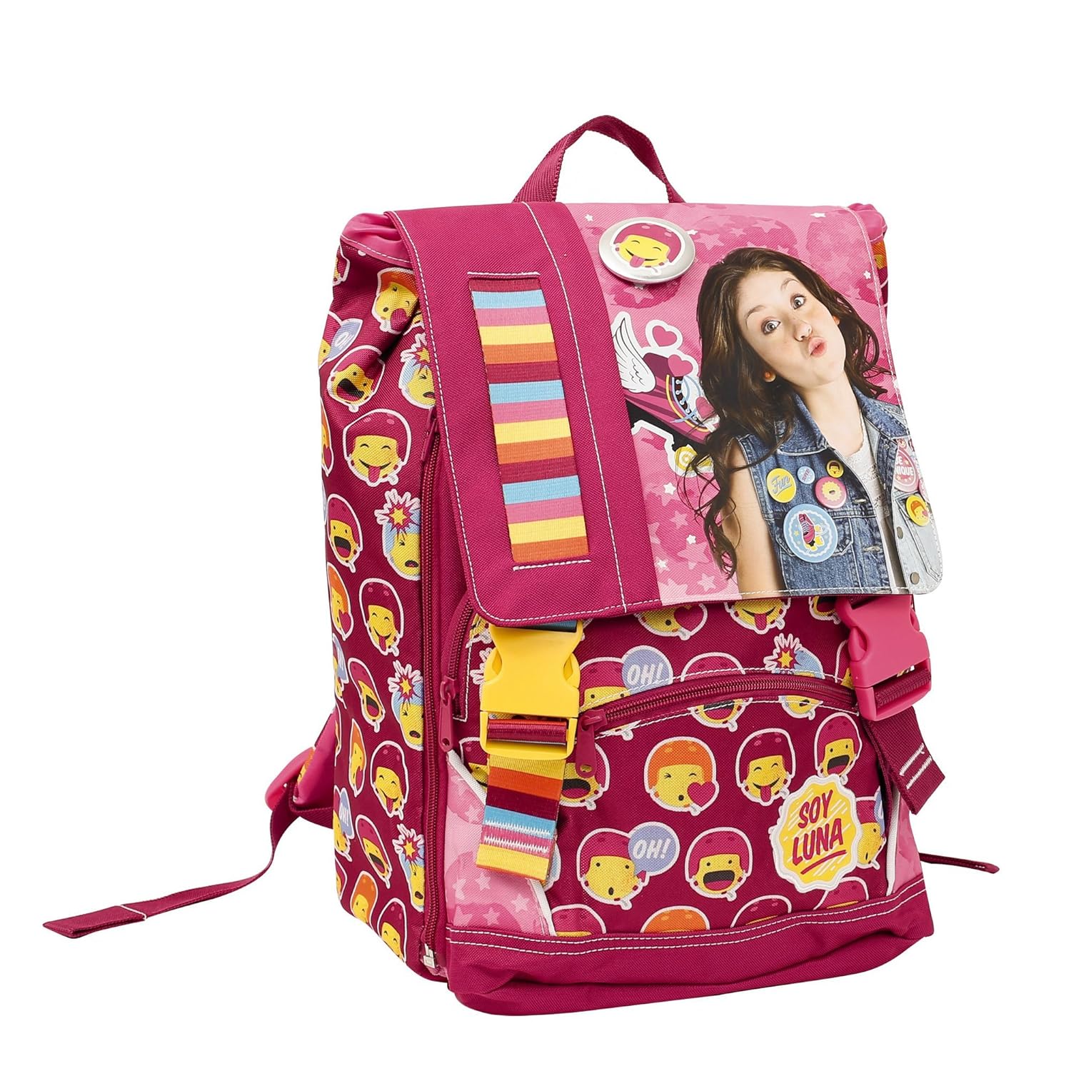 Soy Luna Zaino Scuola Estensibile Zainetto per bambini Poliestere Roma 44 cm