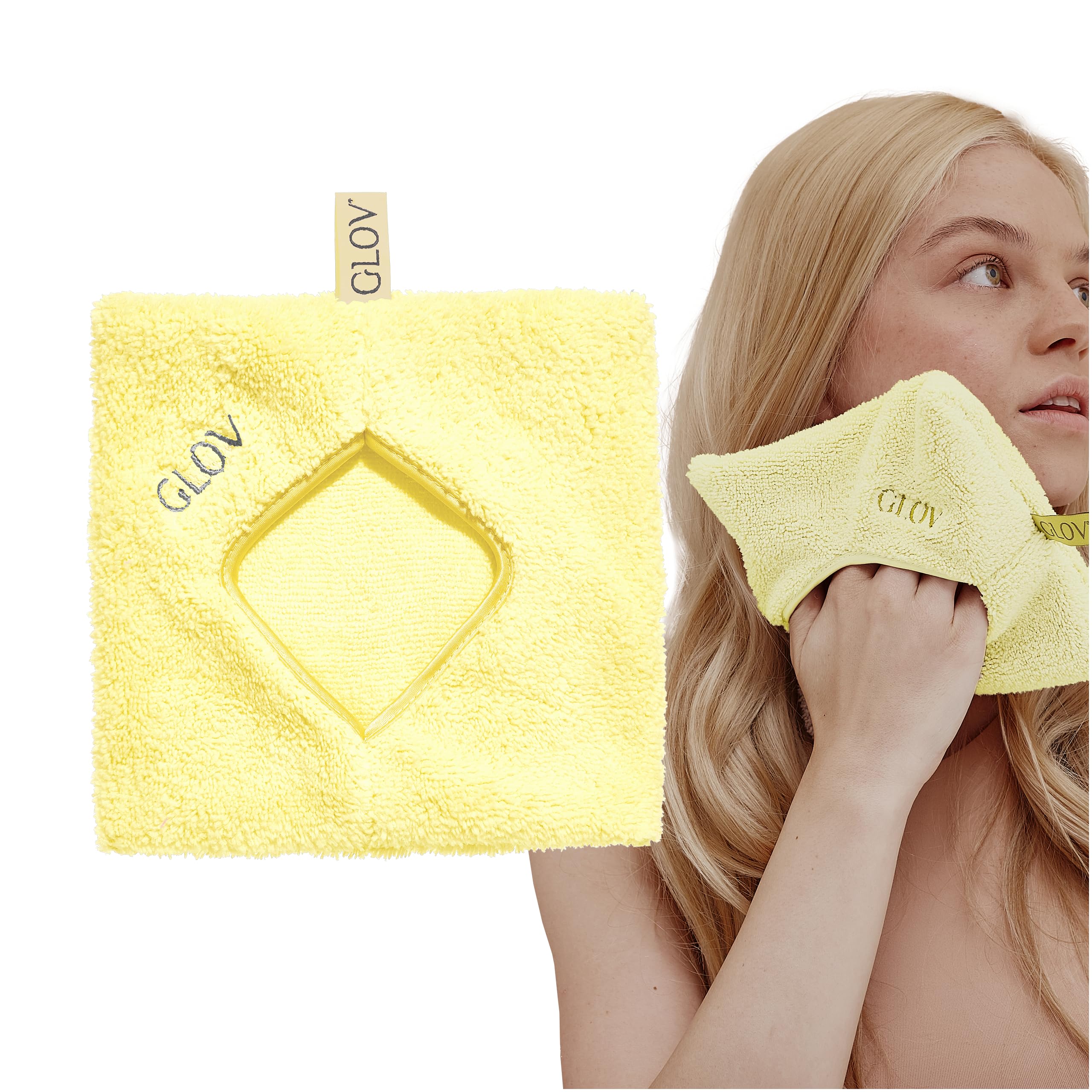 Glov Comfort Colour Edition Makeup Removal Glove Waterproof Microfibre Exfoliating Face Cloth for Gentle Cleansing Hypoallergenic Ideal for All Skin Types — image 1