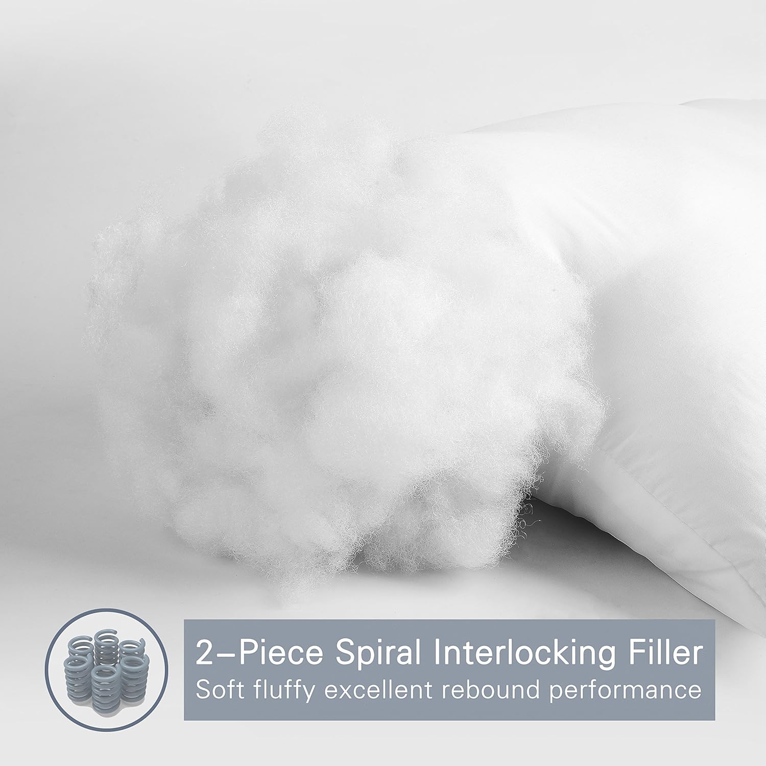 EDOW Throw Pillow Insert, Set of 2 Down Alternative Polyester Square Form Decorative Pillow, Cushion,Sham Stuffer. (White, 18x18): Home & Kitchen