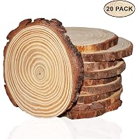 30 Sottobicchieri In Legno Grezzo Per Fai Da Te - 10,2 Cm Con 120 Puntini Antiscivolo - Ideali Per Pittura, Incisione - 4