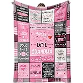 Gkyuobaly Christmas Grandma Gifts,Grandma Gift,Gifts for Grandma,Grandma Birthday Gift from Grandkids,Great Grandma Gift,Gifts for Christmas Blanket 50"x60"
