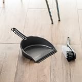 Addis Everyday Soft Dustpan & Brush Set Metallic MO view 3