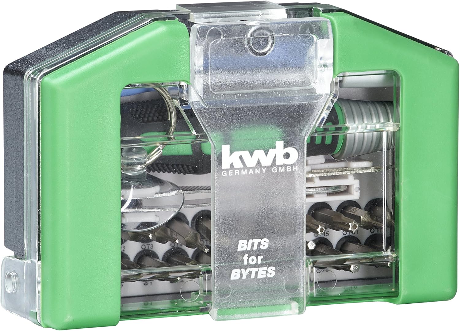 kwb bits for bytes, bit box, 30-TLG incl. Bits, quick-change bit holder, plastic lever tool - Image 3